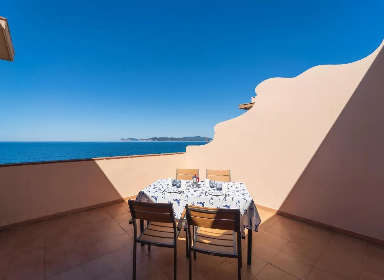 Sea Front Terrace Marco Polo Apartment Alghero Italy