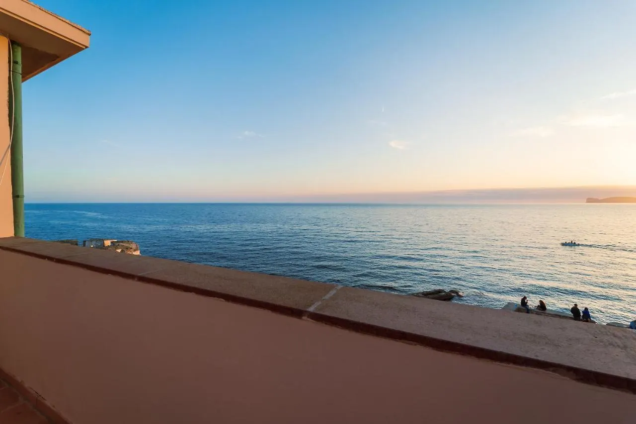 Sea Front Terrace Marco Polo Apartment Alghero Italy