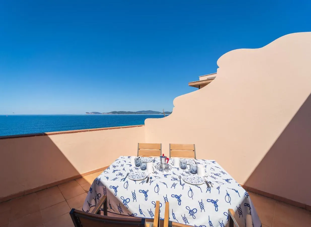 Sea Front Terrace Marco Polo Apartment Alghero Italy